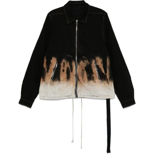Tie-Dye Print Denim Jacket - Größe L - Drkshdw - Modalova