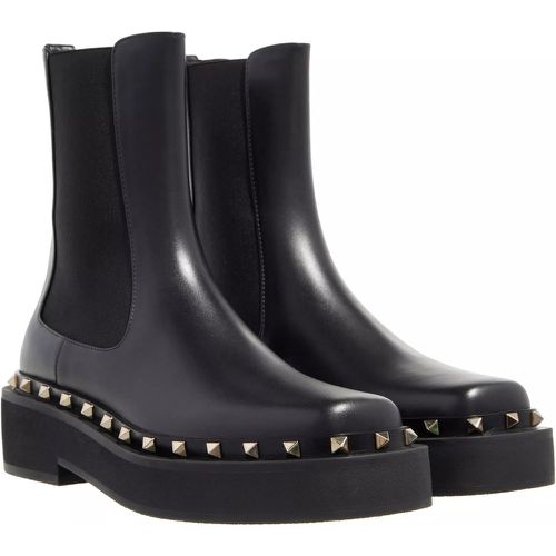 Boots & Stiefeletten - Platform Plain Toe Round Boots - Gr. 37 (EU) - in - für Damen - Valentino Garavani - Modalova