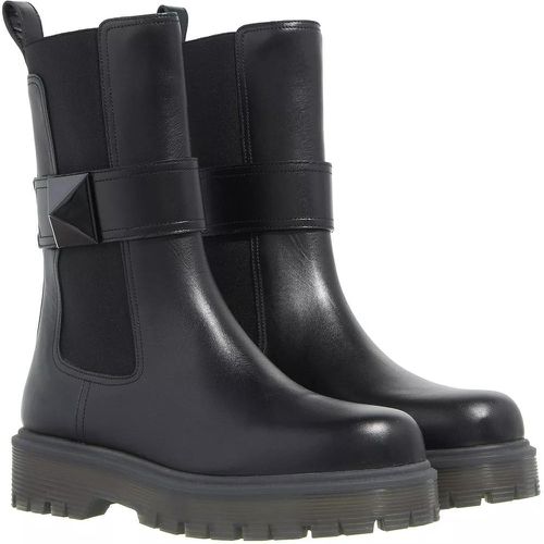 Boots & Stiefeletten - One Stud Beatle Boot In Calfskin - Gr. 38 (EU) - in - für Damen - Valentino Garavani - Modalova