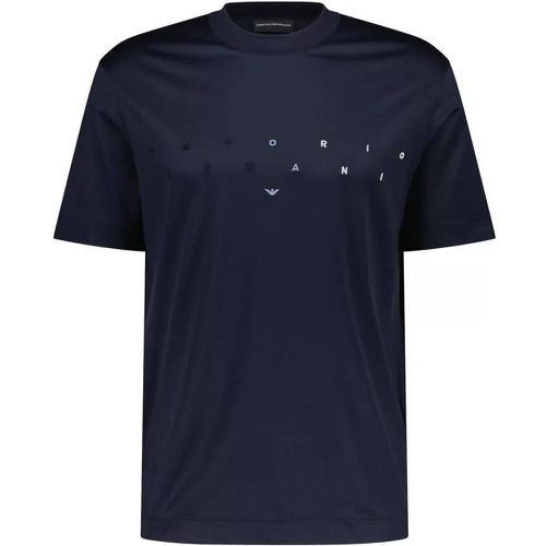 T-Shirt mit Logo-Stickerei - Größe XXL - Emporio Armani - Modalova