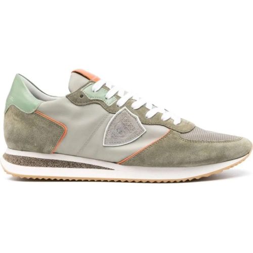 Low-Top Sneaker - Khaki oranje sneakers - Gr. 40 (EU) - in - für Damen - Philippe Model - Modalova