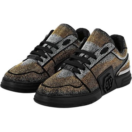 Low-Top Sneaker - Sneaker Hexagon Mit Schmucksteinen - Gr. 37 (EU) - in - für Damen - Philipp Plein - Modalova