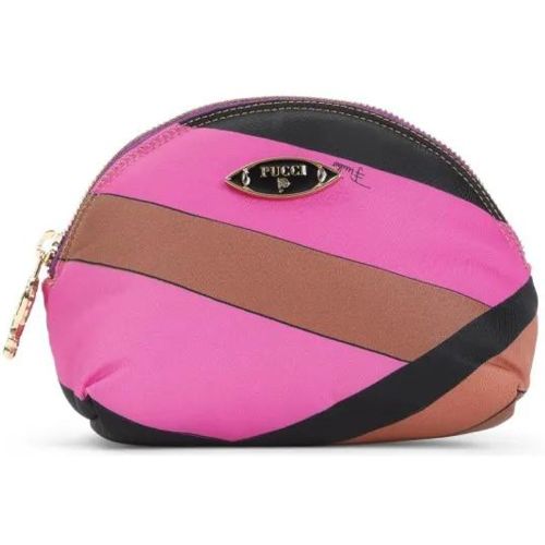 Pochettes - Yummy Fuxia And Brown Polyamide Beauty Case - Gr. unisize - in Rosa - für Damen - Pucci - Modalova