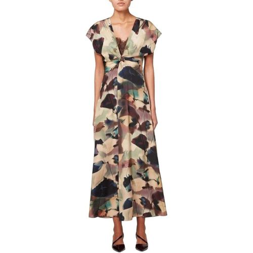 Robe longue Print Floral prune vert Soie dentelles - Größe IT 40 - Paul Smith - Modalova