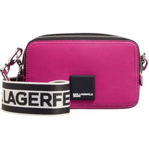 Crossbody Bags - Tech Leather Camera Bag Patch - Gr. unisize - in Rosa - für Damen - Karl Lagerfeld Jeans - Modalova