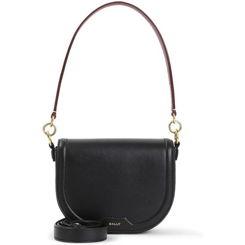 Shopper - Black Bovine Leather Cross Body Bag - Gr. unisize - in - für Damen - Bally - Modalova