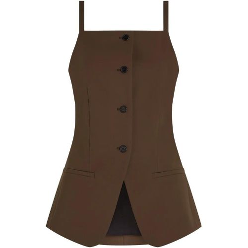 Weste mit eckigem Ausschnitt - Größe 38 - Karl Lagerfeld - Modalova