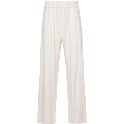 White Linen Trousers - Größe 48 - Gcds - Modalova