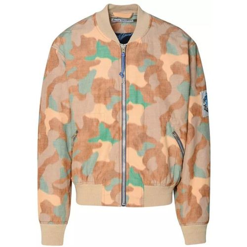 Multicolor Cotton Blend Bomber Jacket - Größe 50 - Acne Studios - Modalova