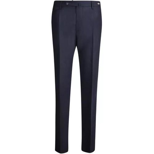 Wool Blue Trousers - Größe 46 - blue - Tagliatore - Modalova