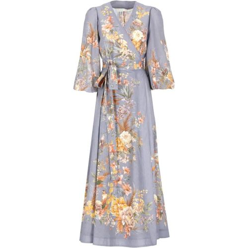 Floral Pattern Midi Dress - Größe 1 - Zimmermann - Modalova