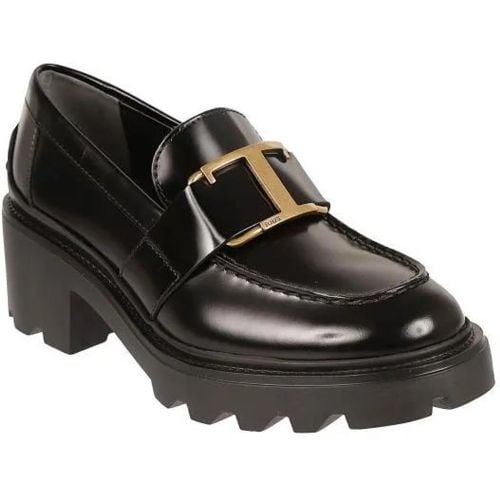 Black Patent Leather Logo-Plaque 60Mm Loafers - Gr. 39 (EU) - in - TOD'S - Modalova