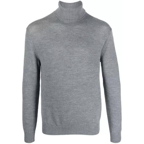 Gray Roll Neck Sweater - Größe 50 - gray - Jil Sander - Modalova