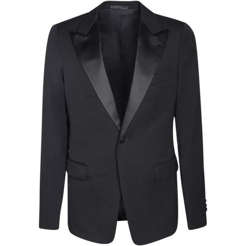 Single-Breasted Tuxedo Jacket Made From Wool - Größe 46 - black - Lanvin - Modalova