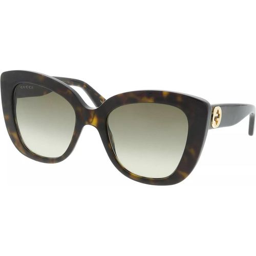 Sonnenbrille - GG0327S 52 - Gr. unisize - in Dunkelbraun - für Damen - Gucci - Modalova