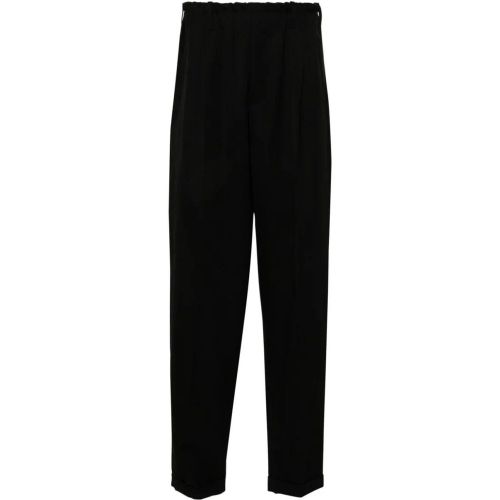 Black Virgin Wool Trousers - Größe L - Magliano - Modalova