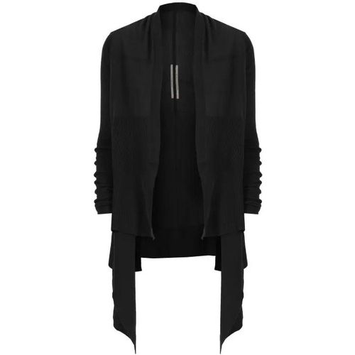 Black Wool Cardigan - Größe M - schwarz - Rick Owens - Modalova