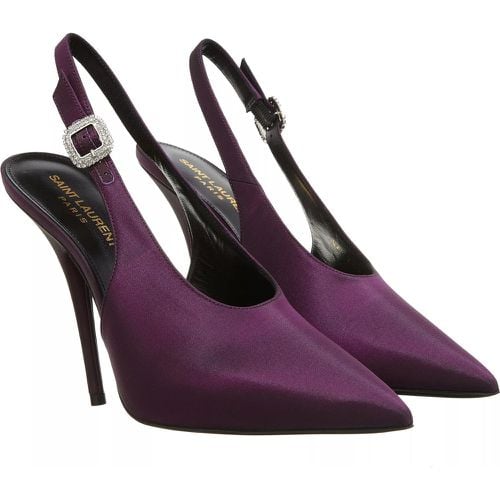 Pumps & High Heels - Yasmeen Slingback Pumps Shantung - Gr. 37 (EU) - in - für Damen - Saint Laurent - Modalova