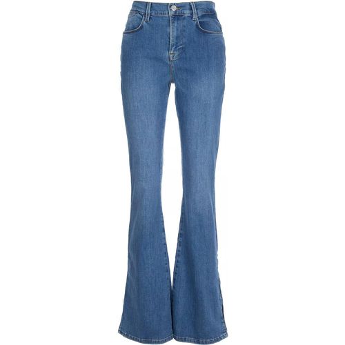LE HIGH FLARE MINI SLITS Jeans - Größe 25 INCH - blau - FRAME - Modalova