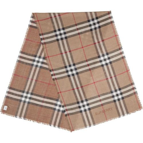 Tücher & Schals - Checked Gauze - Gr. unisize - in - für Damen - Burberry - Modalova