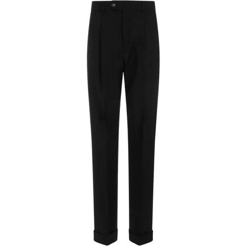 Ferito Black Wool Pants - Größe 38 - black - SPORTMAX - Modalova