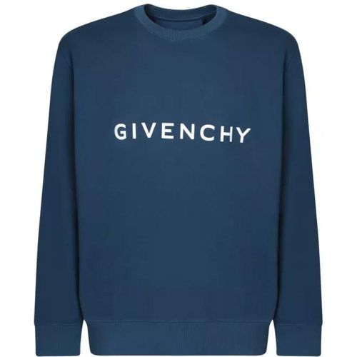 Archetype Slim Sweatshirt In Gauze Fabric - Größe S - blue - Givenchy - Modalova