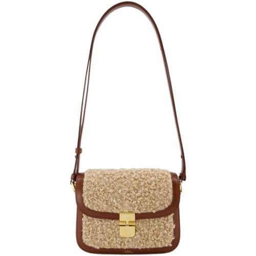 Shopper - Grace Small Crossbody - Synthetic - Hazelnut - Gr. unisize - in - für Damen - A.P.C. - Modalova