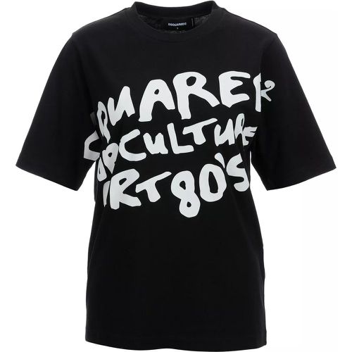 T-Shirt mit Druck - Größe XS - schwarz - Dsquared2 - Modalova