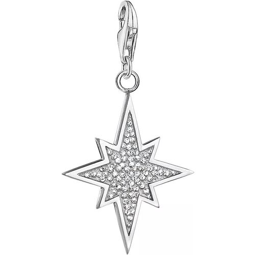 Charms - Charm Pendant Glitter Star - Gr. unisize - in Silber - für Damen - Thomas Sabo - Modalova