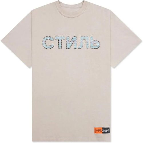 Ctnmb Logo Strass T-shirt - Größe L - Heron Preston - Modalova