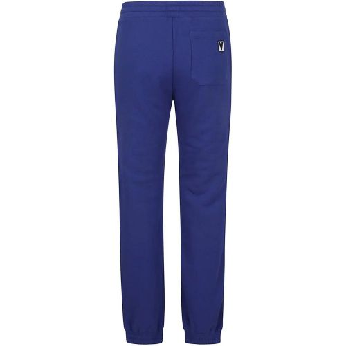 Blue Cotton Trackpant - Größe M - Valentino Garavani - Modalova