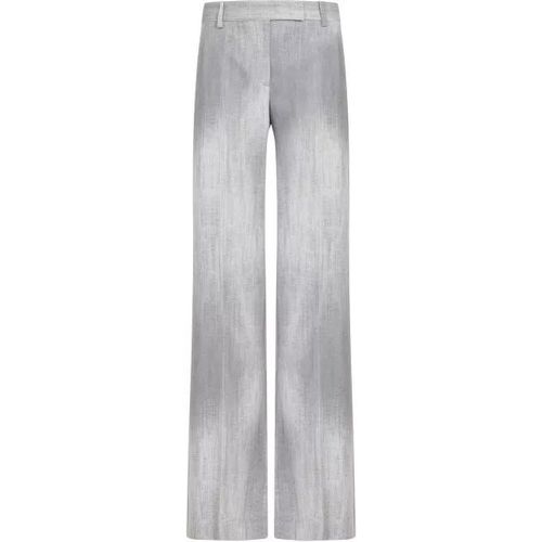 Grey Polyester Pants - Größe 42 - Ermanno Scervino - Modalova