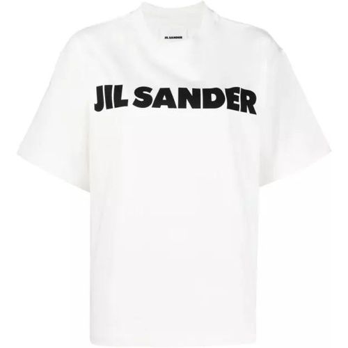 Logo T-Shirt S/S W White - Größe L - white - Jil Sander - Modalova