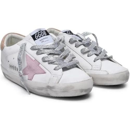 Low-Top Sneaker - Super-Star Classic' White Leather Sneakers - Gr. 35 (EU) - in - für Damen - Golden Goose - Modalova