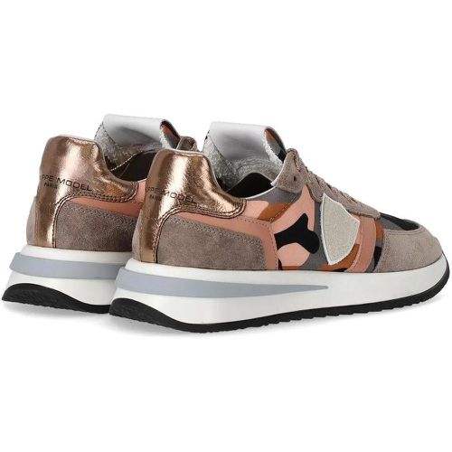 Sneakers - TROPEZ 2.1 CAMOUFLAGE GRAU SNE - Gr. 37 (EU) - in Gold - für Damen - Philippe Model - Modalova