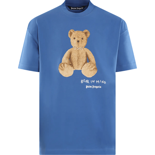 Heren Bear In Mind T-Shirt - Größe L - Palm Angels - Modalova