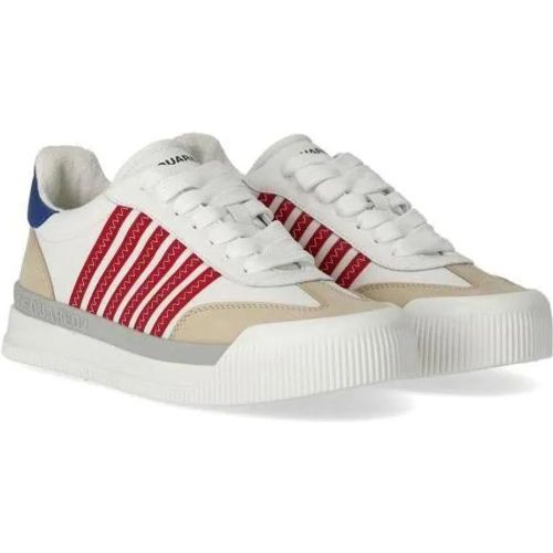 Low-Top Sneaker - New Jersey White Red Sneaker White - Gr. 40 (EU) - in - für Damen - Dsquared2 - Modalova