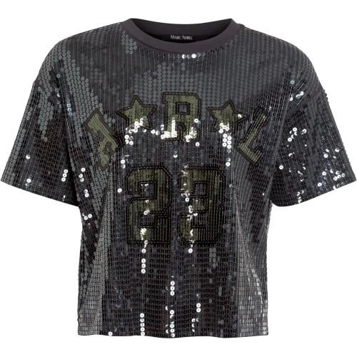 Paillettenshirt - Größe 34 - MARC AUREL - Modalova