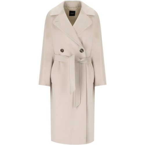 MAX MARA WEEKEND RESINA HELLBEIGE MANTEL MIT GÜRT - Größe 42 - WEEKEND Max Mara - Modalova