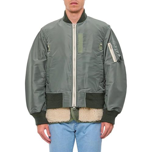 Bomber Nylon Jacket - Größe 1 - grün - Sacai - Modalova