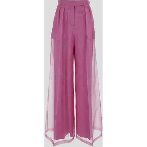 Calibri Wide Leg Pinces Pant - Größe 40 - pink - Max Mara - Modalova