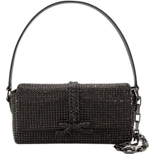 Hobo Bags - Rhinestone Shoulder Bag - Synthetic - Bla Black - Gr. unisize - in - für Damen - self-portrait - Modalova