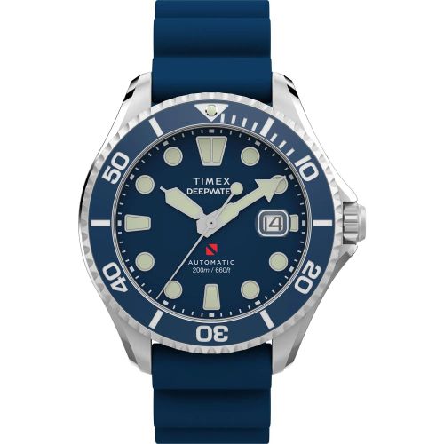 Uhren - Mechanische Automatikuhr Deepwater Meridian - Gr. unisize - in Blau - für Damen - Timex - Modalova