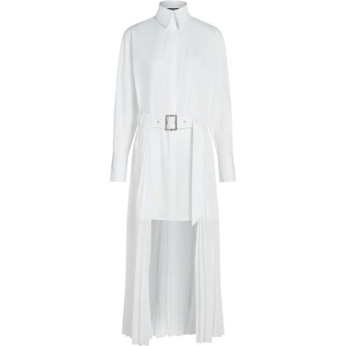 Hemdkleid mit plissiertem Einsatz - Größe 38 - Karl Lagerfeld - Modalova