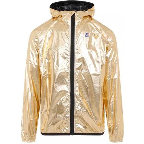 Gold Nylon Jacket - Größe M - Comme des Garcons - Modalova