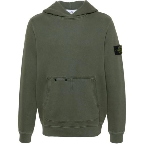 Compass-Badge Hoodie - Größe L - Stone Island - Modalova