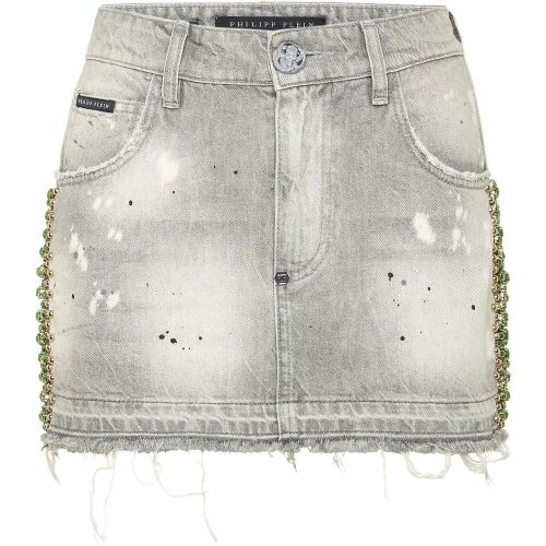 Minirock Mit Schmucksteinen - Größe M - Philipp Plein - Modalova