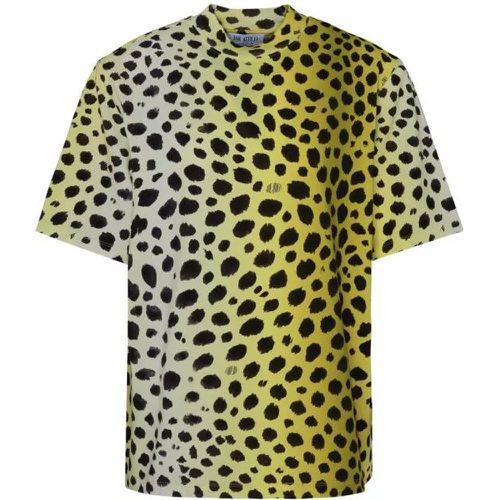 Yellow Cotton T-Shirt - Größe 38 - yellow - The Attico - Modalova