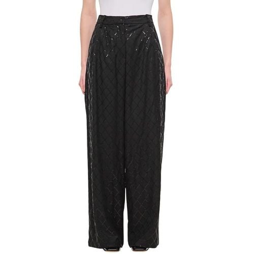 Wide Leg Sequins Pants - Größe 34 - Rotate - Modalova