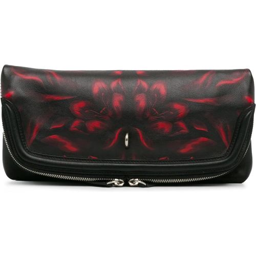 Clutches - Leather Tulips Print Fold Clutch - Gr. unisize - in - für Damen - alexander mcqueen - Modalova